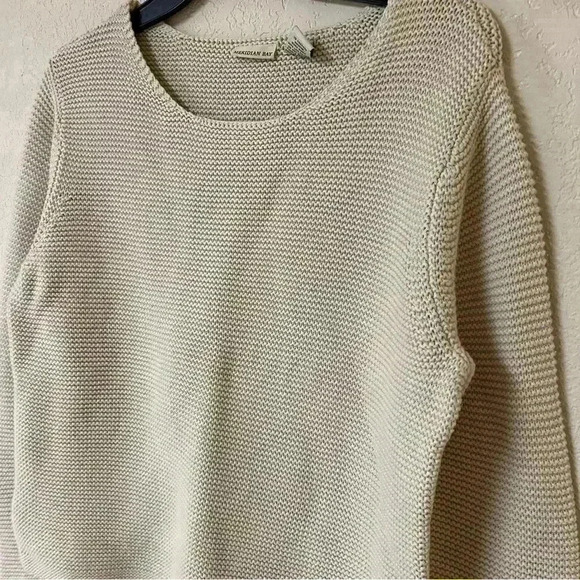 MERIDIAN BAY Womens PL Pullover Cotton Short Sweater Australia-Made - Picture 3 of 7